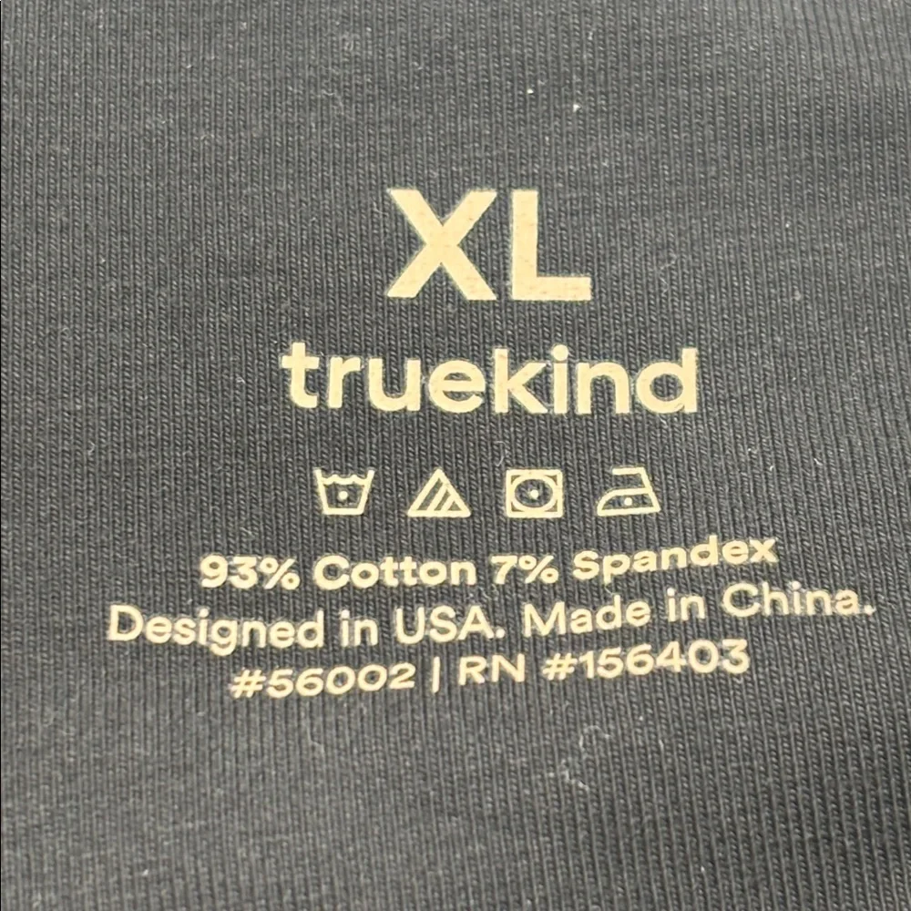 Truekind Cool Comfort Cotton Smoothing Panty Black‎ size XL 56002